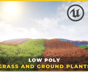 Low Poly: Grass And Ground Plants