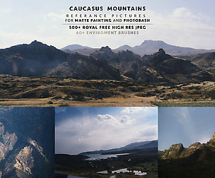 Reference Picures, Materials  for Matte painting