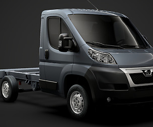 Peugeot Boxer Chasis Truck Single Cab 3000WB 2014