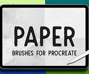 PAPER TEXTURE BRUSHES FOR PROCREATE