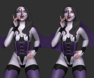 Succubus Halloween 2019 Highpoly Sculpt