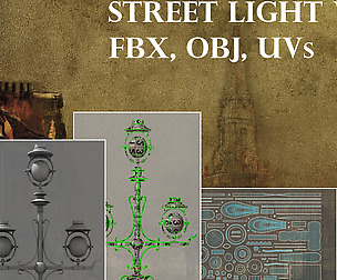 old style street light