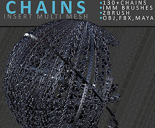Zbrush Chains Brush Set
