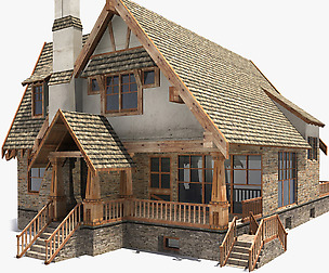 Low Poly House