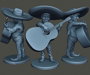 Donald Trump Mariachi Big Guitar