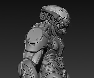 Droid 02 Zbrush Concept