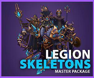 LEGION SKELETON - Master package UE4 and UNITY