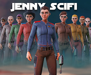 Jenny Scifi -Stylized Game Character