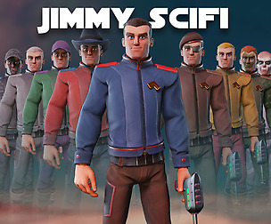 Jimmy Scifi - Stylized Game Character