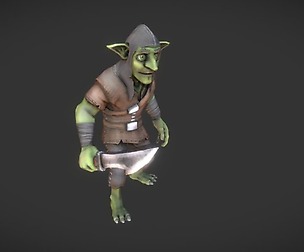 Goblin Game Character
