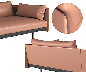 Bureau sofa by Cameroon Foggo
