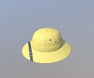 Cartoon Adventure Safari Hat