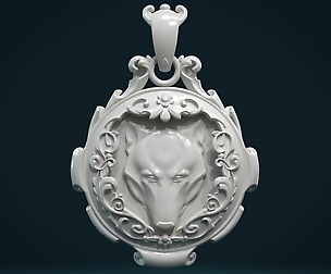 Wolf Pendant II