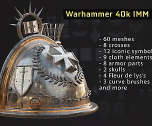Warhammer 40k IMM brushpack