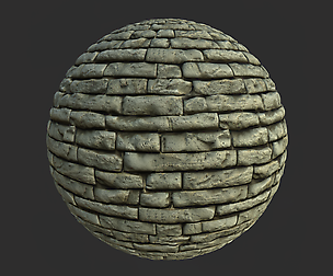 Stone Wall 003 PBR Material Texture