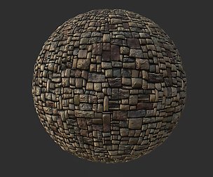 Stone Wall 004 PBR Material Texture