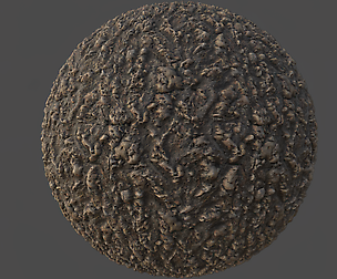 Tree Bark 004 PBR Material Texture