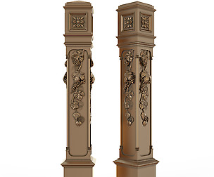stair column for cnc