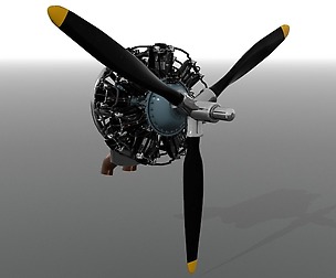 R-1830 Twin Wasp Aircraft Engine