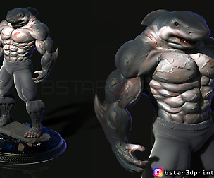 Shark Man 3d print 3D print model