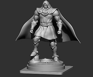 Dr-Doom from marvel Comic 3D print model