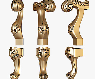 Leg for cnc