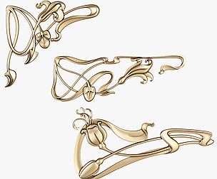 art nouveau decor for cnc