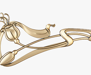 art nouveau decor for cnc