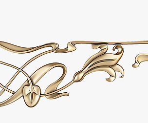 art nouveau decor for cnc