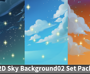 2D Sky Background02 Set Pack