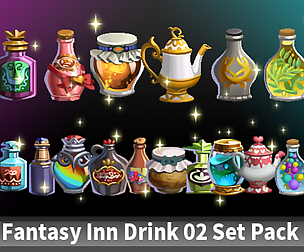Fantasy Inn Drink 02 Set Pack