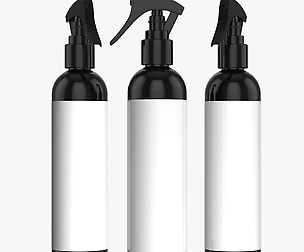 Spray Bottle 3D Model,Plastic Bottle