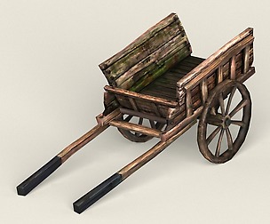 Game Ready Horse Cart
