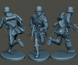 German soldier ww2 running G2
