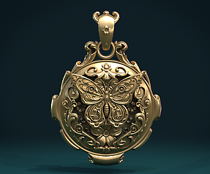 Butterfly Pendant II