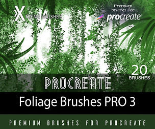 Procreate Foliage Brushes PRO 3