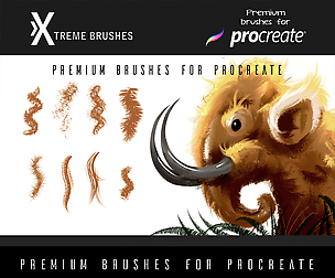 Procreate Fur Brushes 2.0