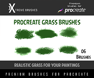 Procreate Grass Brushes