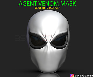 The Agent Venom Mask - Marvel Helmet