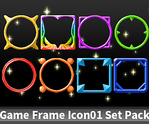 Game Frame Icon01 Set Pack