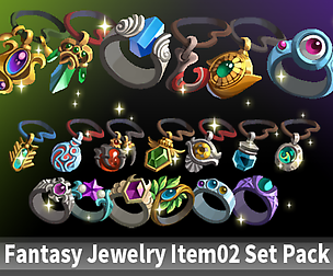Fantasy Jewelry Item02 Set Pack