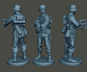 German soldier ww2 Shoot middle G2