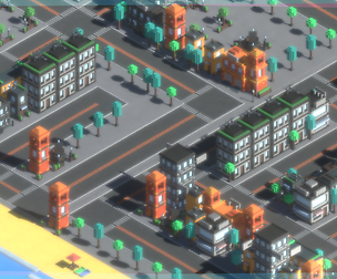 Cube Style Town