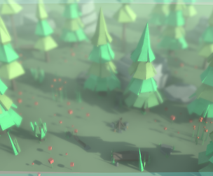 Low-poly Style Nature