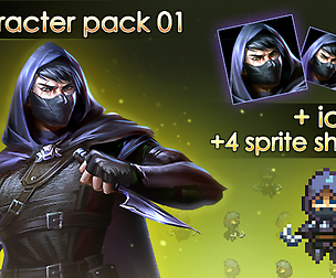 Character Pack 01 - [Sprites, Portraits, Icons]