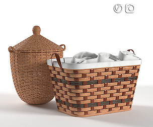 Laundry and Storage Wicker Baskets
