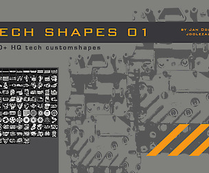 100+ Tech Shapes 01