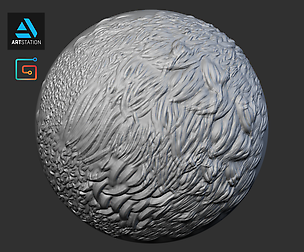 Fur & Beasts VDM brush for Zbrush