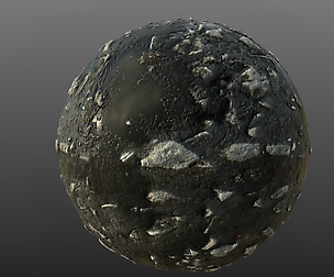 Mud with Stones Ground 001 PBR Material Texture