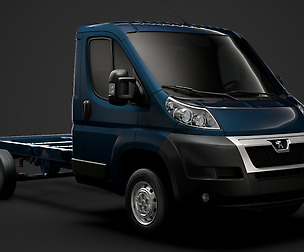 Peugeot Boxer Chassis Truck Single Cab 3450WB 2014